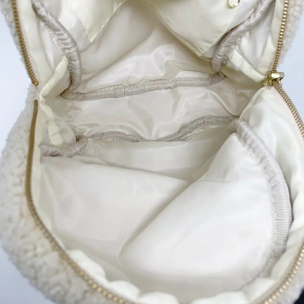 Studio Noos Kids Teddy Midi Backpack Ecru Cream Lightweight Adjustable Straps